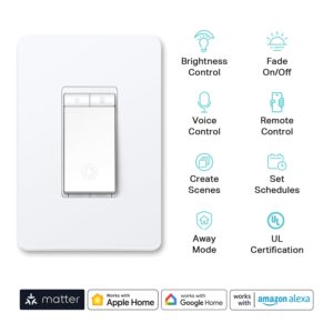  Best Kasa Matter Smart Dimmer Switch (3-Pack) – Voice-Controlled Lighting for Smart Homes (2025 Review)