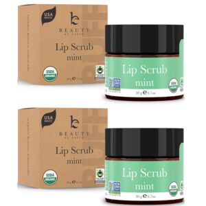 Best Organic Lip Scrub Mint – USA Made with Natural Ingredients (2025)