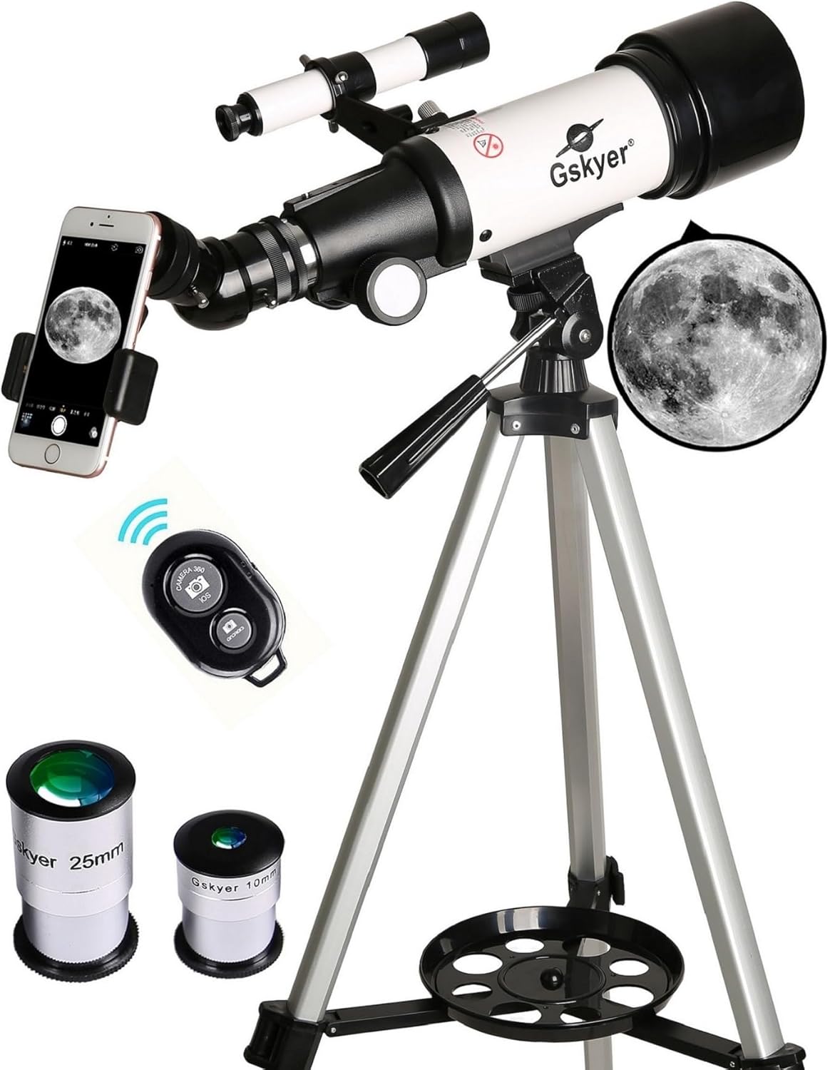 Best Gskyer 70mm Astronomical Refracting Telescope – Perfect for Kids & Beginner Stargazers