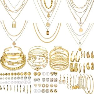 Best 36-Piece Gold Plated Jewelry Set for Women – Affordable Elegance for Everyday Style