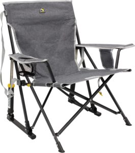 Best GCI Outdoor Freestyle Rocker – Portable Rocking Chair with Beverage Holder