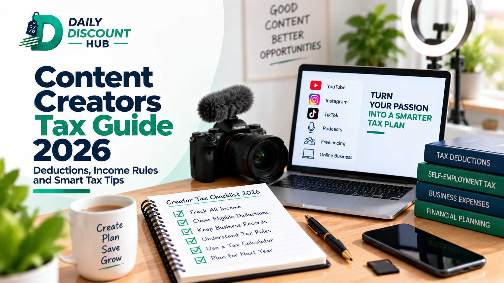 How Influencers, YouTubers & Content Creators Are Taxed in 2026