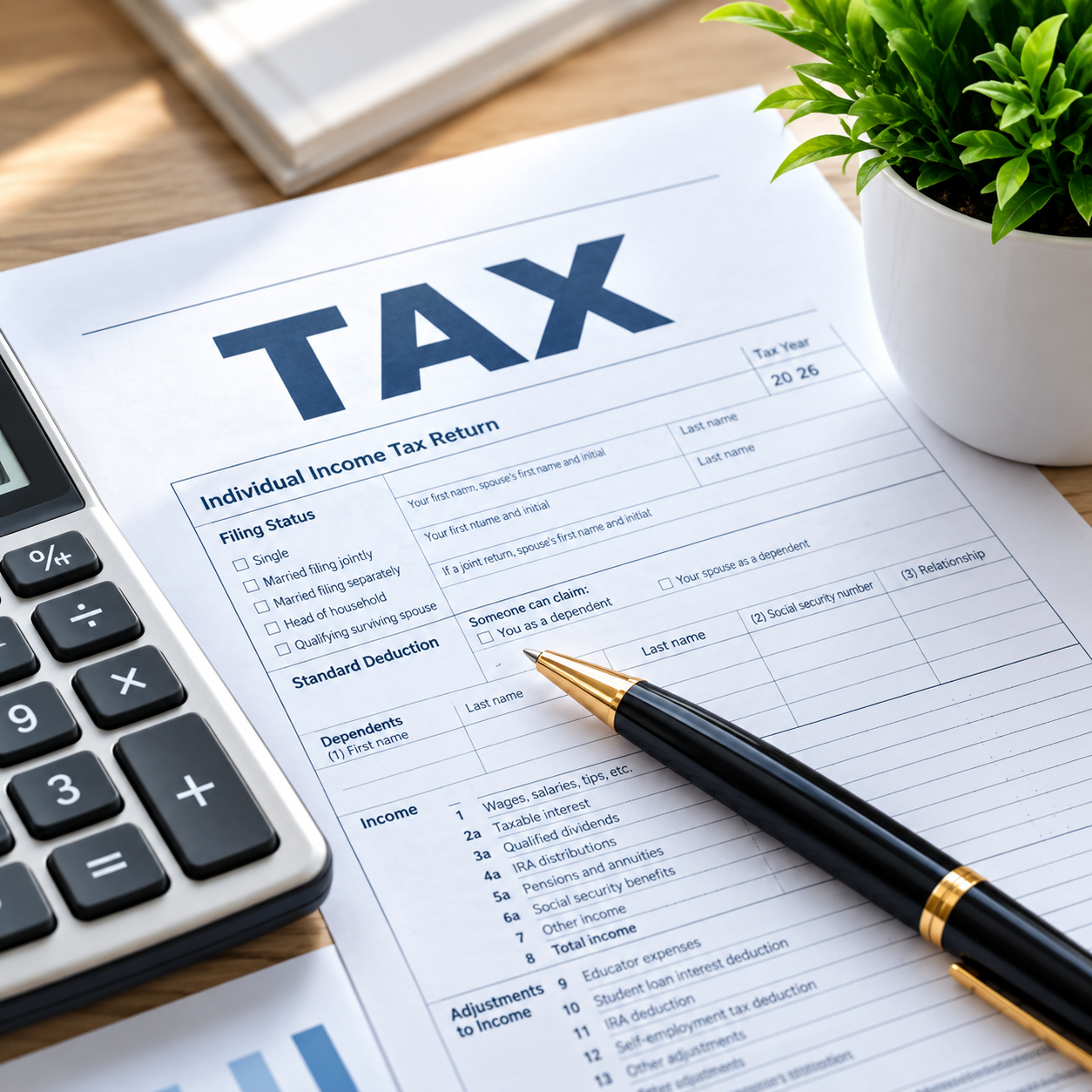 Tax Preparation Desk Essentials